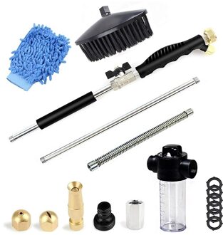 Uitschuifbare Hydro Jet Slang Hogedrukreiniger Wand Voor Tuinslang, jet Auto Wasmachine Met Zeepdispenser En Autowasseretteborstel