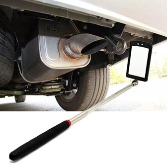 Uitschuifbare Inspectie Spiegel Voor Auto, Led Lamp Endoscoop, 360 ° Rotatie A0NE