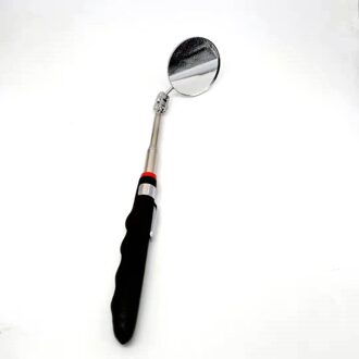 Uitschuifbare Inspectie Spiegel Voor Auto Led Lamp Endoscoop Auto Chassis Hoek Diagram Inspectie Tool Voor Uitbreiding ronde zonder licht