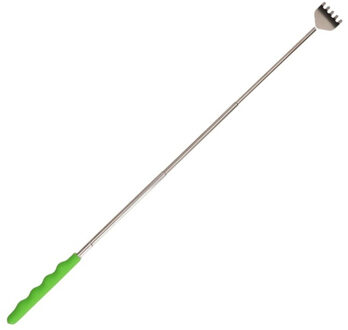Uitschuifbare ruggenkrabber - 20 tot 65 cm - Groen - rugkrabber - metaal