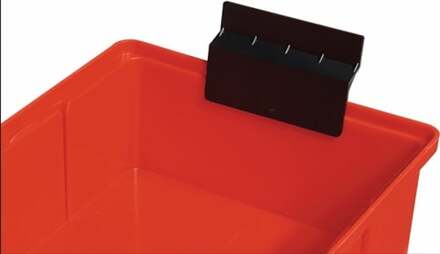 Uittrekblokkering | voor stellingbak B.93/152/186mm | zwart | PP | 1 stuk - VKB SPERRE-25 VKB SPERRE-25