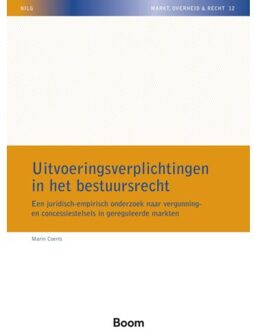 Uitvoeringsverplichtingen In Het Bestuursrecht - Nilg - Markt, Overheid En Recht - Marin Coerts