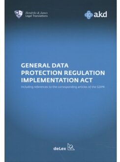 Uitvoeringswet Algemene Verordening Gegevensbescherming / General Data Protection Regulation Implementation Act - Boek Eliëtte Vaal (9086920659)