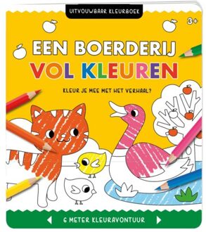 Uitvouwbaar Kleurboek - Een Boerderij Vol Kleuren - Interstat
