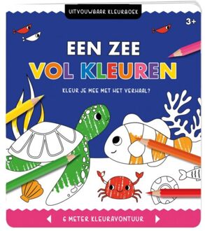 Uitvouwbaar Kleurboek - Een Zee Vol Kleuren - Interstat