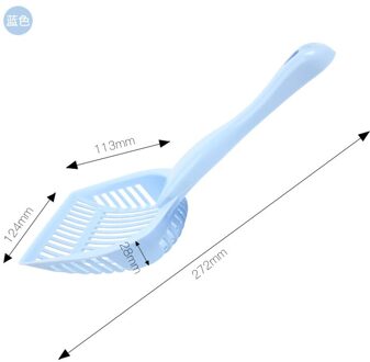 Uitwerpselen Schop Grote Verdikte Kattenbakvulling Schop Kat Hond Levert Schoonmaken Hond Mest Schop Kak Schop Hond Mest Schop blauw