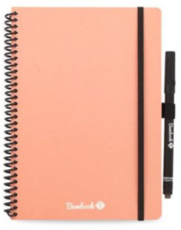uitwisbaar notitieboek A5 softcover-Roze