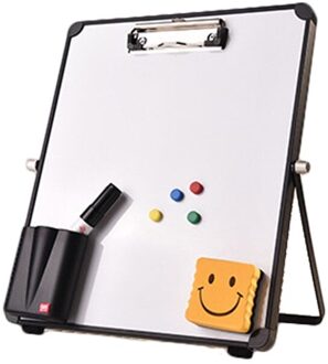 Uitwisbare Magnetische Whiteboard Desktop Message Board Herbruikbare Stand Mini Schildersezel Met/Zonder Clip Voor Home School Office Kids C26