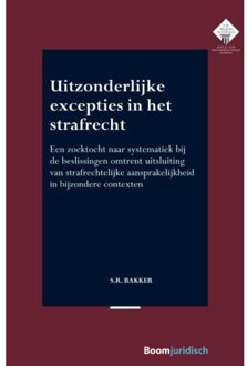 Uitzonderlijke Excepties In Het Strafrecht - E.M. Meijers Instituut Voor Rechtswetenschappelijk - S.R. Bakker