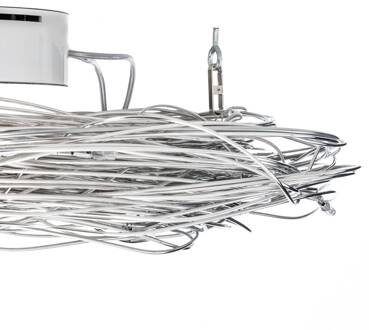 Uitzonderlijke hanglamp Confusione, 75 cm aluminium