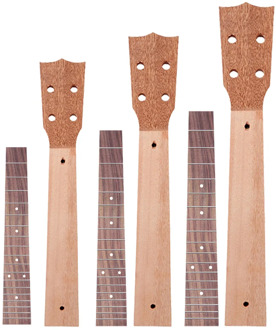 Ukulele Neck Fingerboard Fretboard 21/ 23/ 26" DIY Ukulele Accessory Parts for Concert Stringed Instruments
