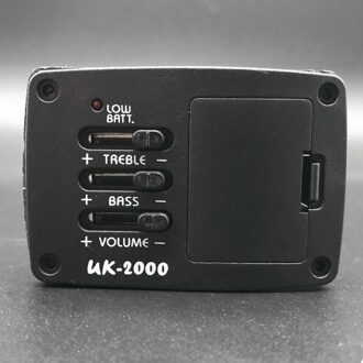 Ukulele Uke Piezo Pickup Voorversterker 3-Band Hawaii Mini Guitarra EQ Equalizer Tuner Systeem met LCD Display UK-2000