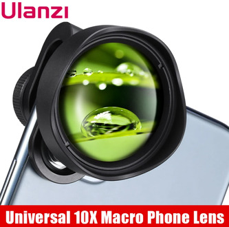 ULANZI 10X Macro Phone Camera Lens Universal Lens for iPhone 11 Pro Max/XS Max/XR/XS Max All Android smartphone Phone Lens
