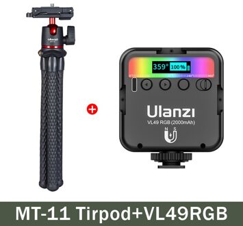 Ulanzi MT-11 Reizen Flexibele Octopus Statief Voor Smartphone Dslr Slr Vlog Statief Voor Camera Iphone Huawei Draagbare 2 In 1 statief Rood