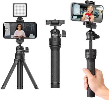 Ulanzi MT-34 Uitschuifbare Smartphone Selfie Statief Met Telefoon Mount 80Cm Vlog Slr Mobiele Statief