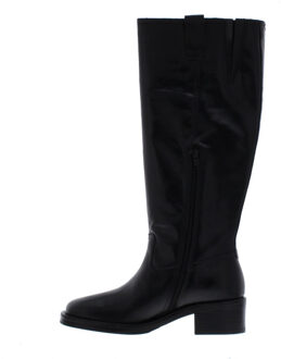 Ulinda laars leer | dames | maat: | leer - maat 41 Zwart