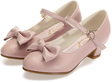 ULKNN 2020 spring new children's imported high-heeled shoes big Girls performance dance performance single shoes girls