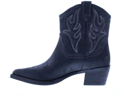 Ulrike western kort | dames | maat: | leer Zwart - 41