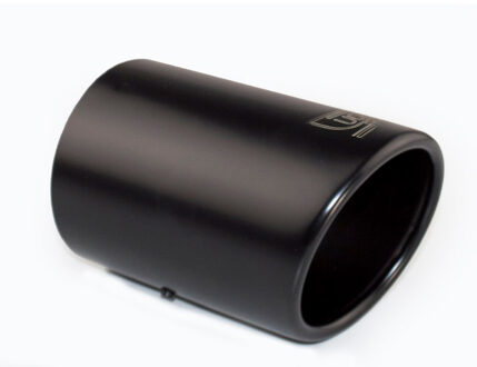 Ulter Sport Uitlaatsierstuk - Rond 80mm - Lengte 120mm - Montage 45-65mm - Zwart RVS USNX80B