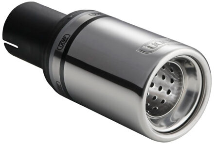 Ulter Sport Uitlaatsierstuk - Rond Ø80mm - Lengte 120mm - Montage ->50mm - RVS