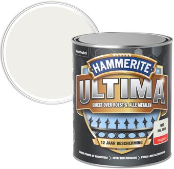 Ultima Metaallak - Hoogglans - Wit / RAL9016 - 750 ml