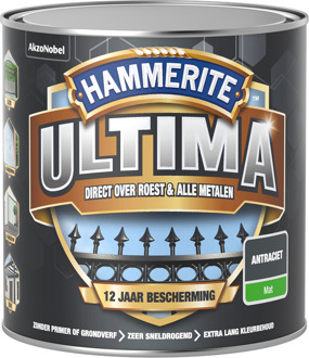 Ultima Metaallak - Mat - Antraciet  - 0,25L