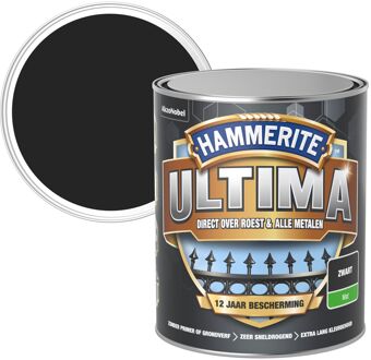 Ultima Metaallak - Mat - Zwart - 0,75L