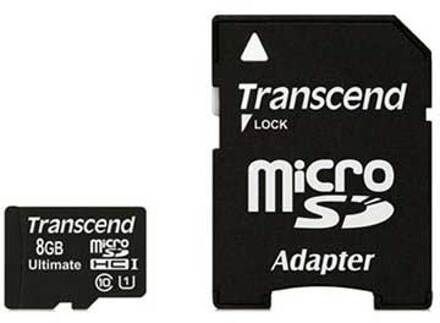 Ultimate (600x) microSDHC-kaart 8 GB Class 10, UHS-I Incl. SD-adapter