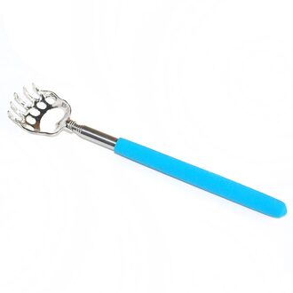 Ultimate Bear Claw Telescopische Roestvrij Back Scratcher Uitschuifbare Comfortabele Massage Gebruik blauw