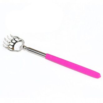 Ultimate Bear Claw Telescopische Roestvrij Back Scratcher Uitschuifbare Comfortabele Massage Gebruik roze