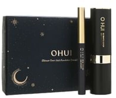Ultimate Cover Stick Foundation Special Set Sparkle Holiday Edition - 2 Colors #01 Milk Beige