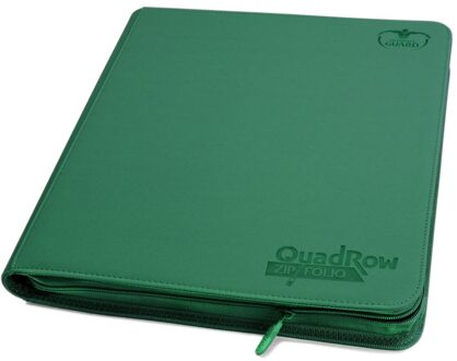 Ultimate Guard 12-Pocket QuadRow ZipFolio XenoSkin Green