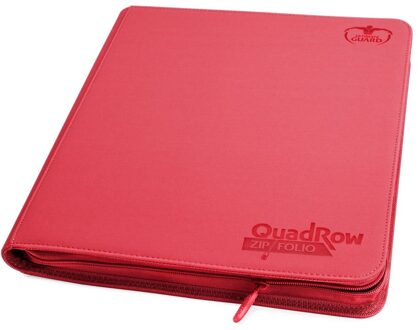 Ultimate Guard 12-Pocket QuadRow ZipFolio XenoSkin Red