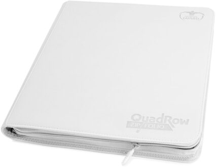 Ultimate Guard 12-Pocket QuadRow ZipFolio XenoSkin White
