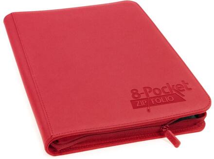 Ultimate Guard 8-Pocket ZipFolio XenoSkin Red