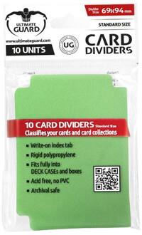 Ultimate Guard Card Dividers Standard Size (10) - Green