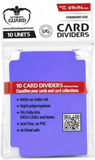 Ultimate Guard Card Dividers Standard Size (10) - Purple