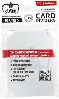Ultimate Guard Card Dividers Standard Size Transparent