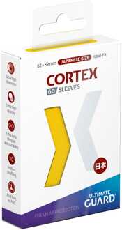 Ultimate Guard Cortex Sleeves Japanese Size (60) - Yellow