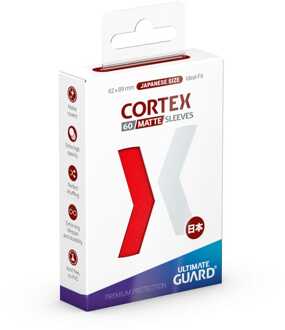 Ultimate Guard Cortex Sleeves Matte Japanese Size (60) - Red