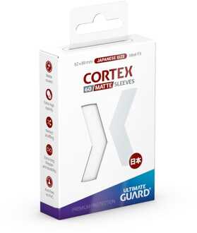 Ultimate Guard Cortex Sleeves Matte Japanese Size (60) - White