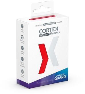 Ultimate Guard Cortex Sleeves Matte Standard Size (100) - Red