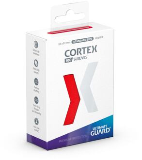 Ultimate Guard Cortex Sleeves Standard Size (100) - Red