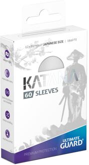 Ultimate Guard Katana Sleeves Japanese Size (60) - White