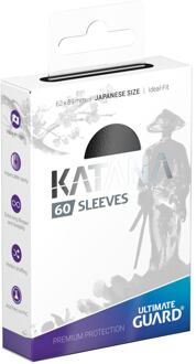 Ultimate Guard Katana Sleeves Japanese Size Black (60)