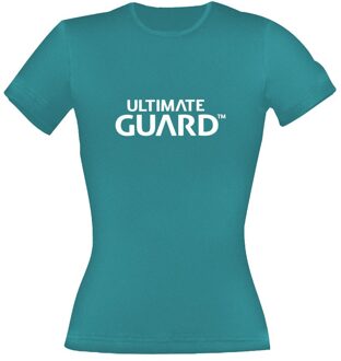 Ultimate Guard Ladies T-Shirt Wordmark Petrol Blue Size S