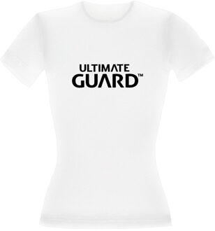 Ultimate Guard Ladies T-Shirt Wordmark White Size XXL
