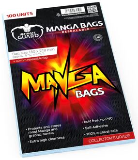 Ultimate Guard Manga Bags Resealable (100)