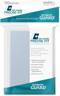 Ultimate Guard Precise-Fit Sleeves Side-Loading Standard Size Transparent (100) Set van 11 stuks aanbieding