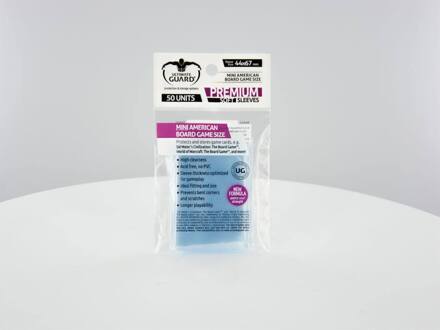 Ultimate Guard Premium Boardgame Sleeves Mini American (50) (44x67mm)